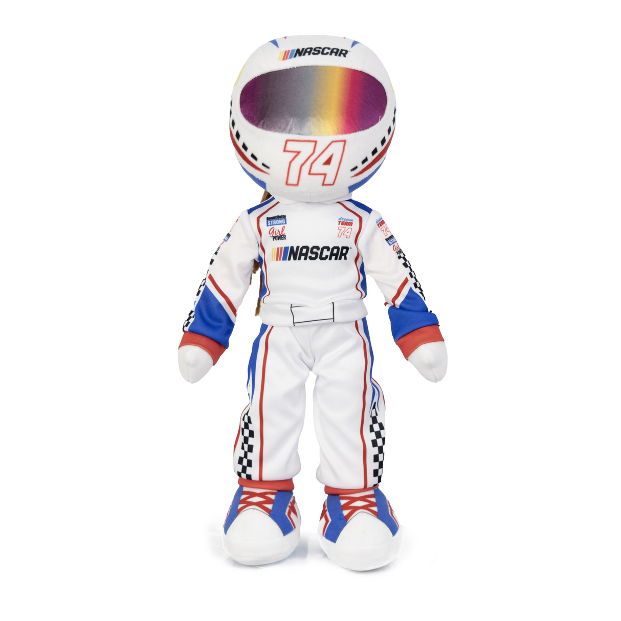 NASCAR Plush Sally Speedster Racecar Driver Toy Figure | Kids Gift 14"