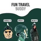 Michigan State Spartans Snugible Blanket Hoodie 2-in-1 Plush Pillow MSU