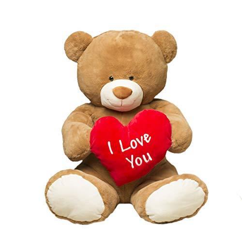 35in Jumbo Plush I Love You Bear by Gitzy