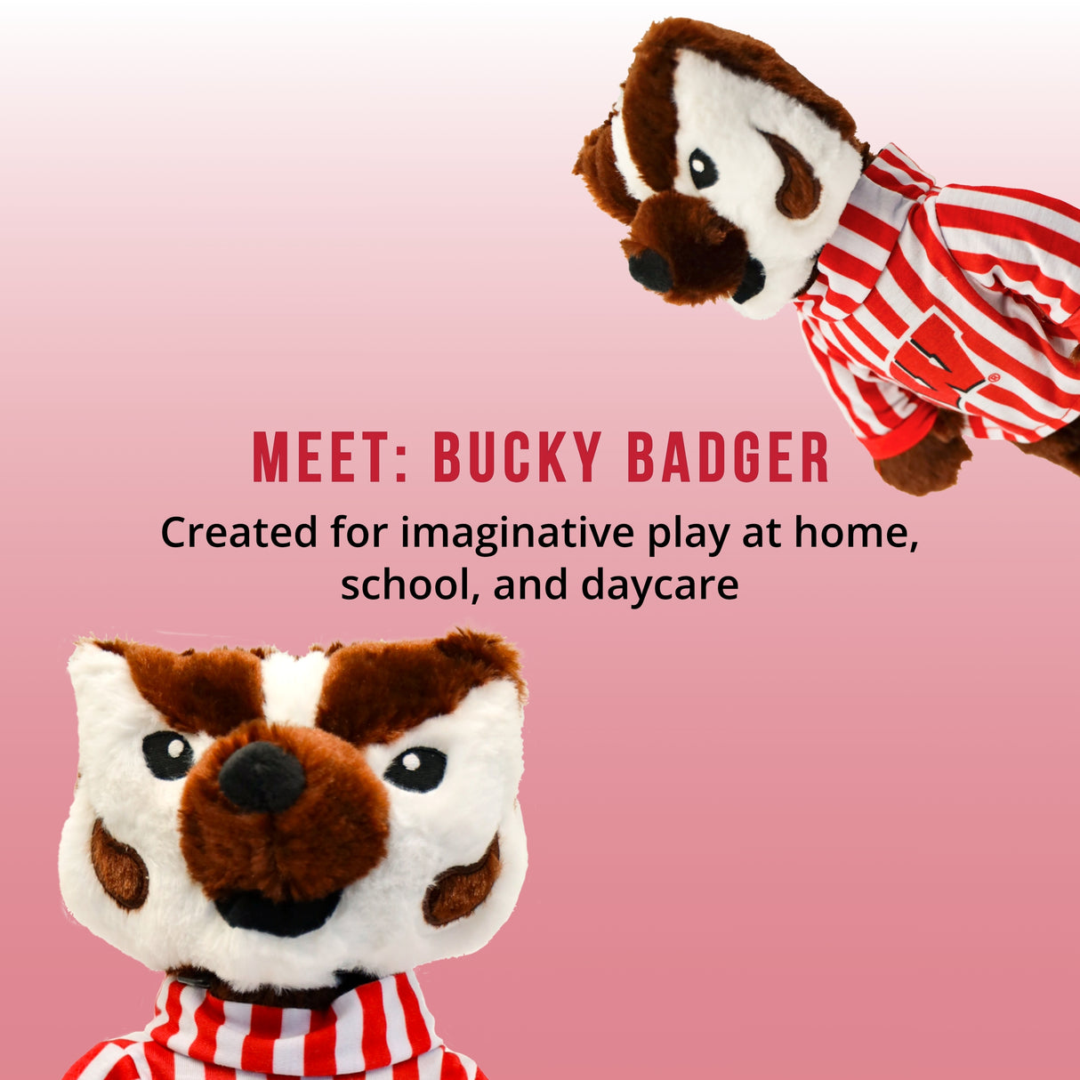 University of Wisconsin Bucky Badger 14 Inch Plush Figure
