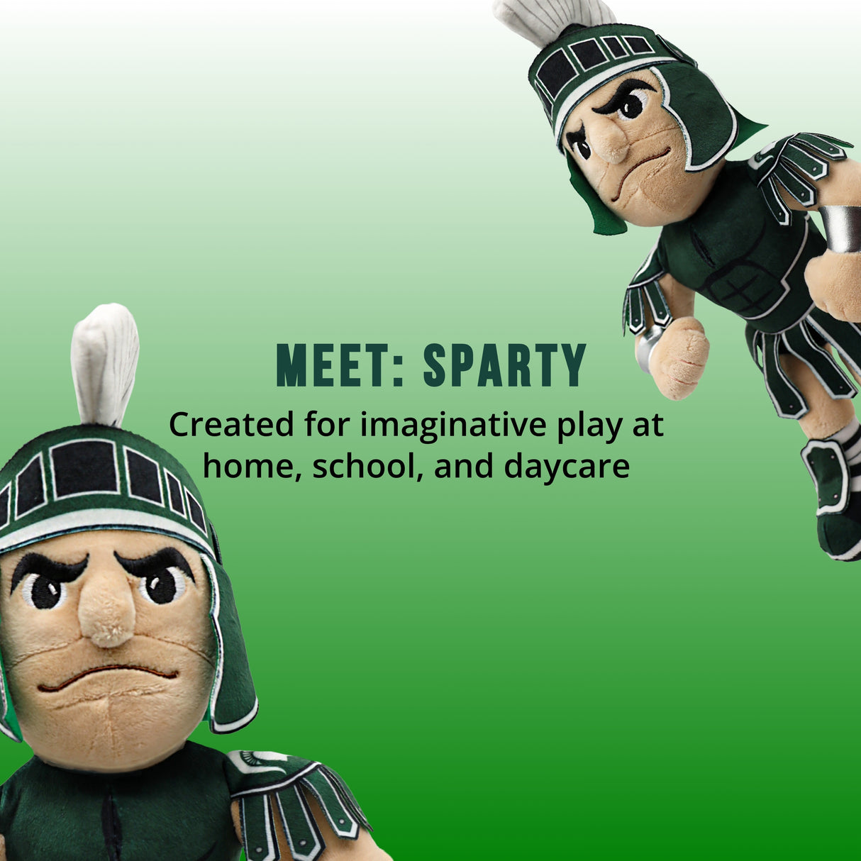 Michigan State Spartan 14 Inch Plush Figure