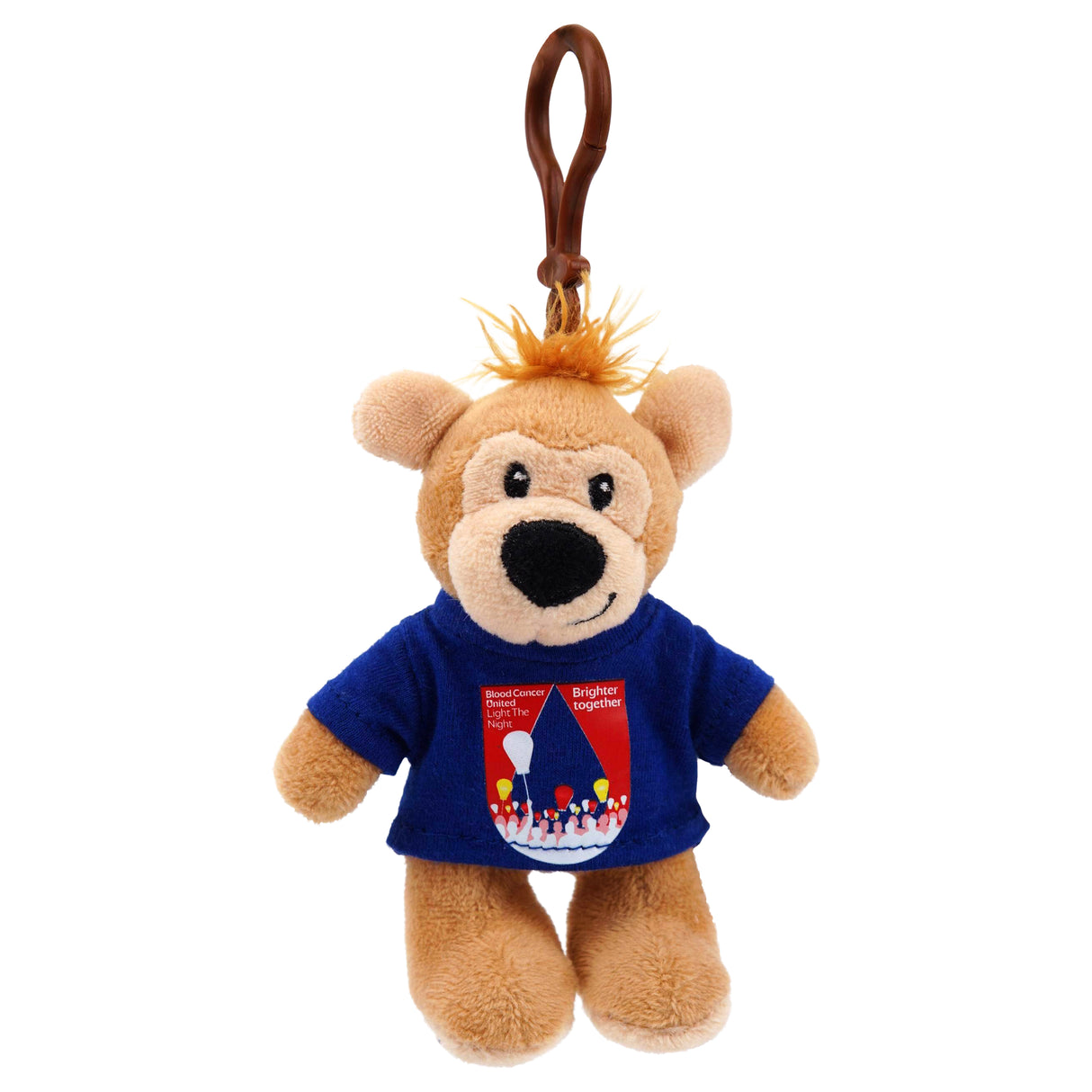Pawley Blood Cancer Bear Bag Clip
