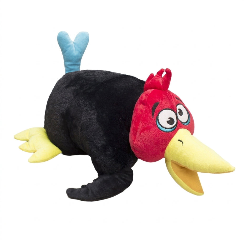 "Dizzy" the 14 inch Needle Nose Red Headed Woodpecker by KooKoo Play Pals