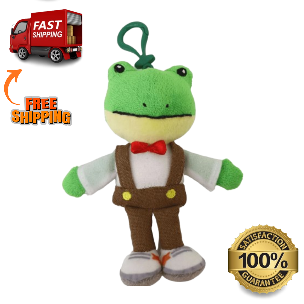 Cute Freddy Frog Plush Clip – Sharewood Forest Friends | Kids Gift Toy