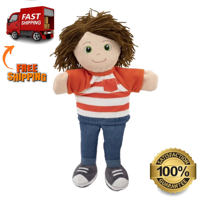 Ollie Hand Puppet Plush Doll for Kids | Storytelling & Imaginative Play 14"