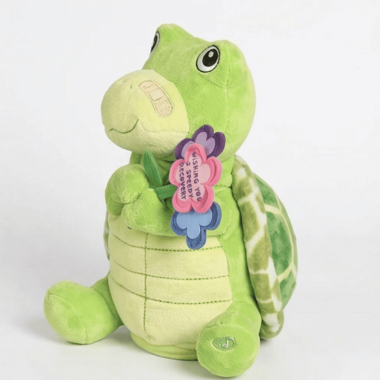 "Mercy" the 11in "Wishing You a Speedy Recovery" Animated Stuffed Turtle