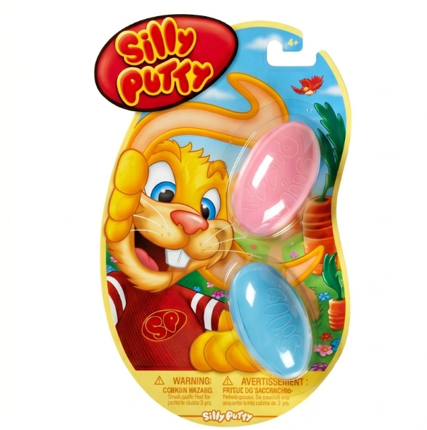Silly Putty Spring Colors 2-Pack - Peggable
