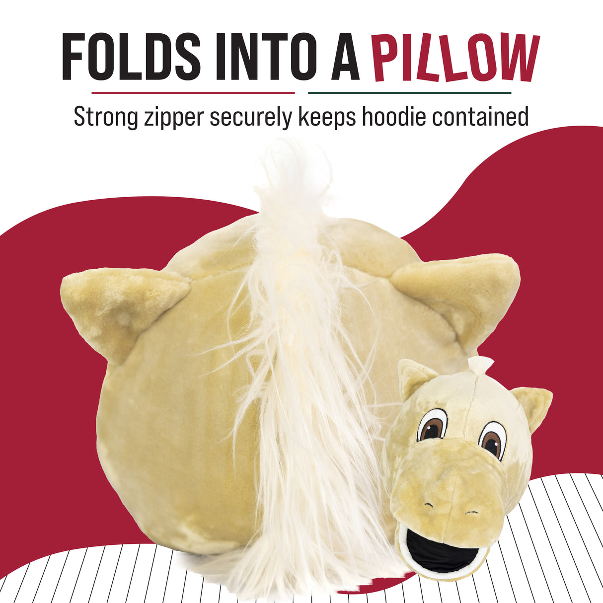 University of Oklahoma Sooner Snugible 2-in-1 Blanket Hoodie & Pillow
