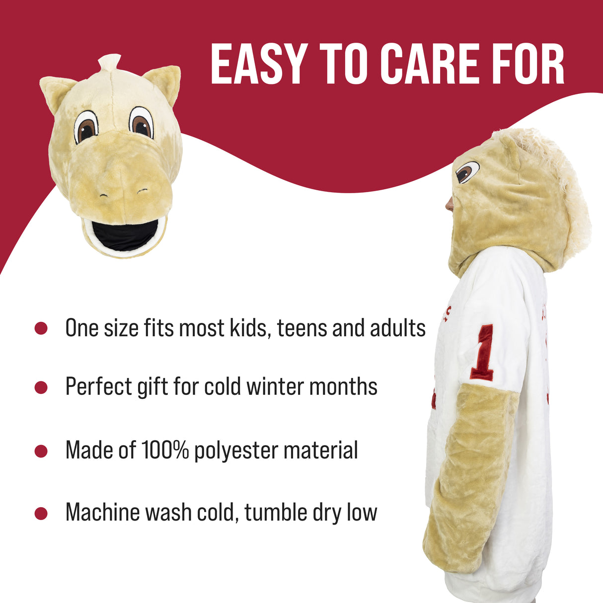 University of Oklahoma Sooner Snugible 2-in-1 Blanket Hoodie & Pillow