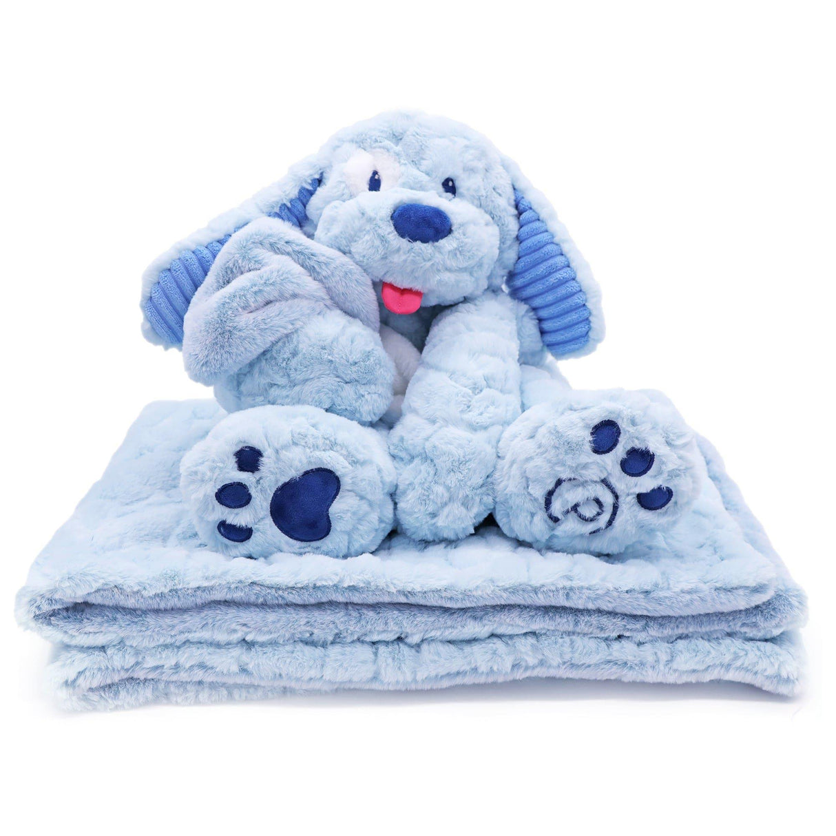 Blu-Boo Dog Blankie Bestie 2-in-1 Blanket & Plush