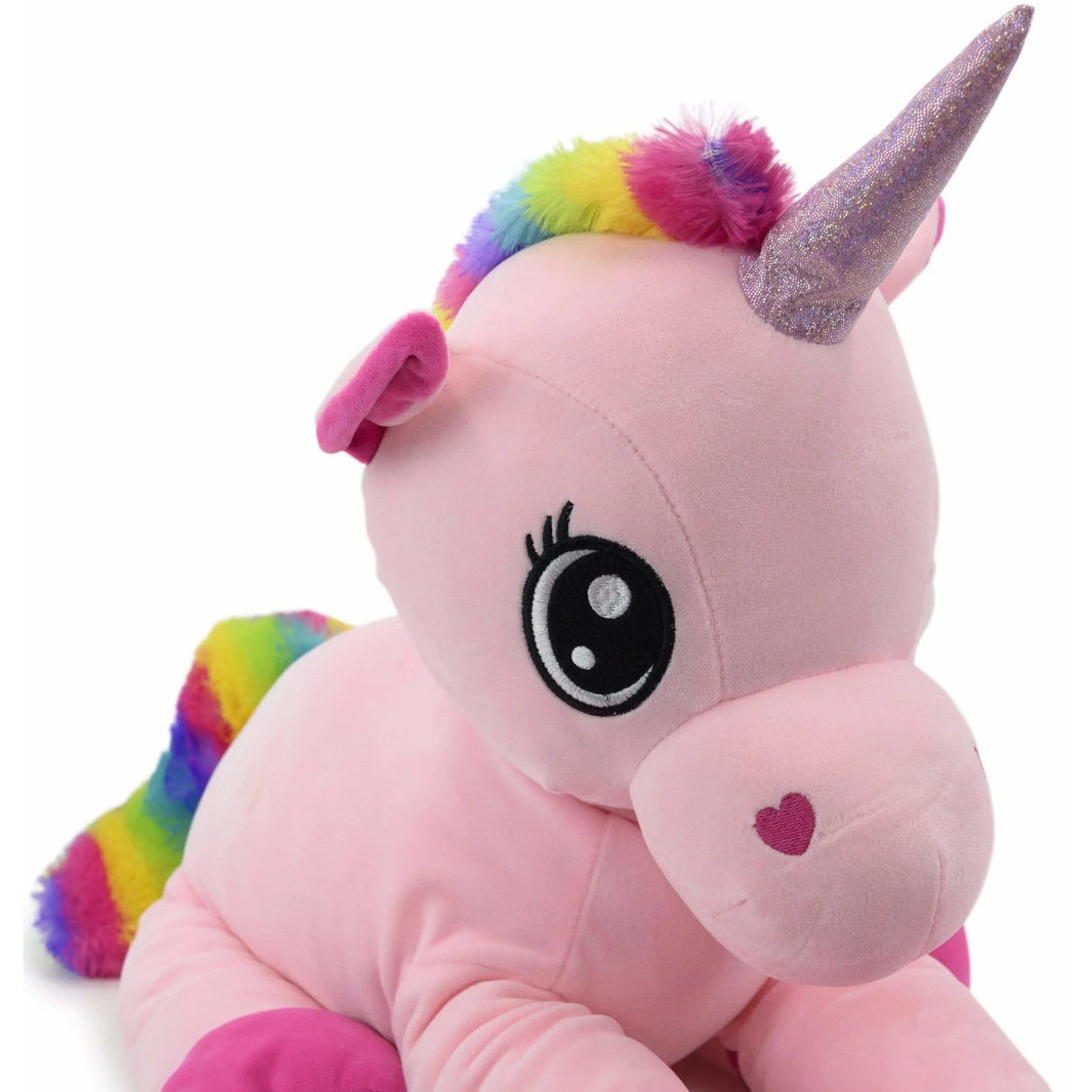 Gitzy Pink 25" Stuffed Squishy Unicorn