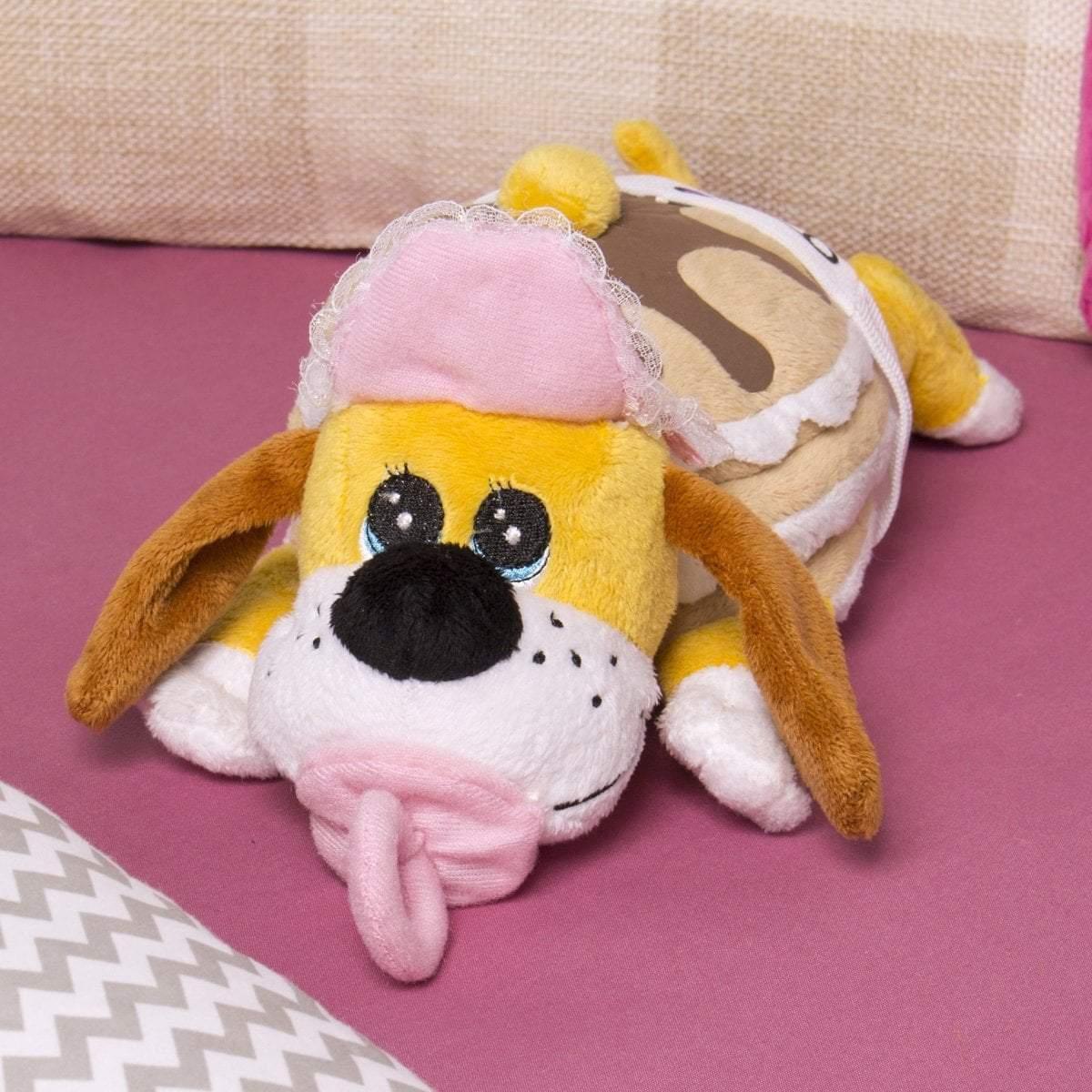 "Maple" the 11in Baby Cakes Girl Pup Plush by The CuddleCakes Group