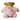 Russ Berrie"Marnie" the 8in Baby Bow Rattle Plush Teddy Bear for Kids in Pink by Russ Berrie - Festive Plush Easter Teddy Bear Gift or Decoration.