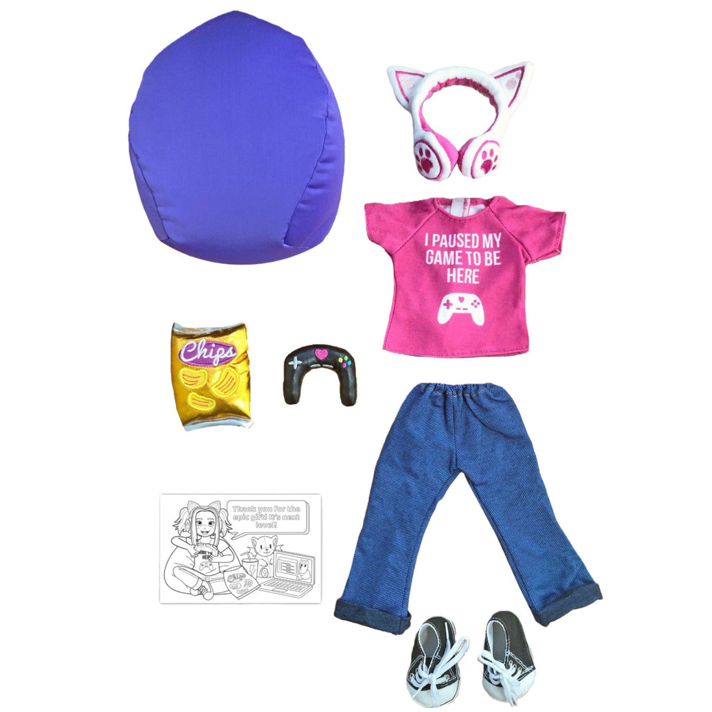 Playtime by Eimmie Playtime Pack Gametime 18 Inch Dolls - OrangeOnions Wholesale