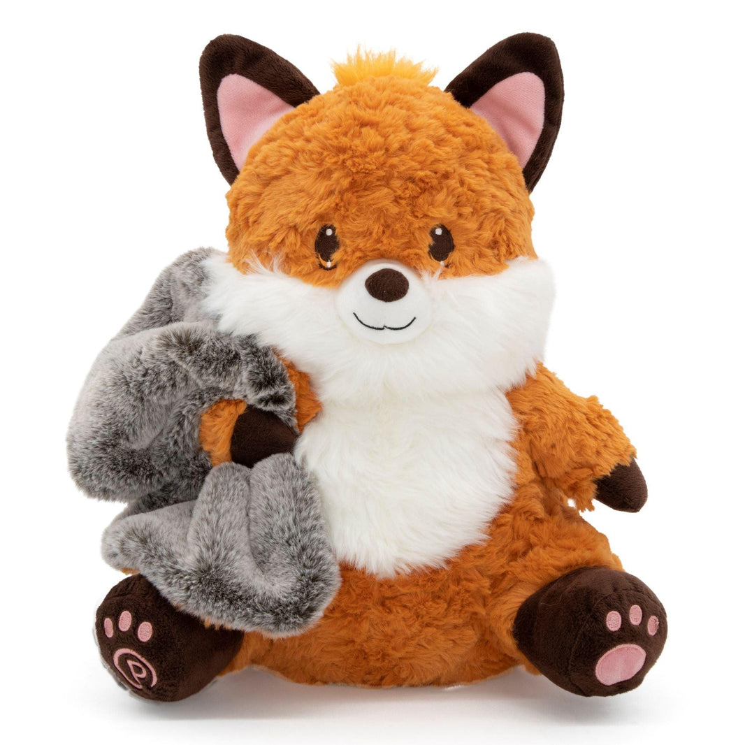 Plushible Blankie Bestie 2-in-1 Plush and Blanket Farley the Fox - OrangeOnions Wholesale