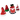Plushible Christmas Animated Holiday Hat Candy Cane Striped - OrangeOnions Wholesale