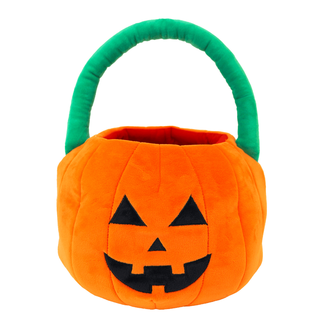 Plushible Halloween Jack O Lantern Plush Pumpkin Trick or Treat Basket - OrangeOnions Wholesale
