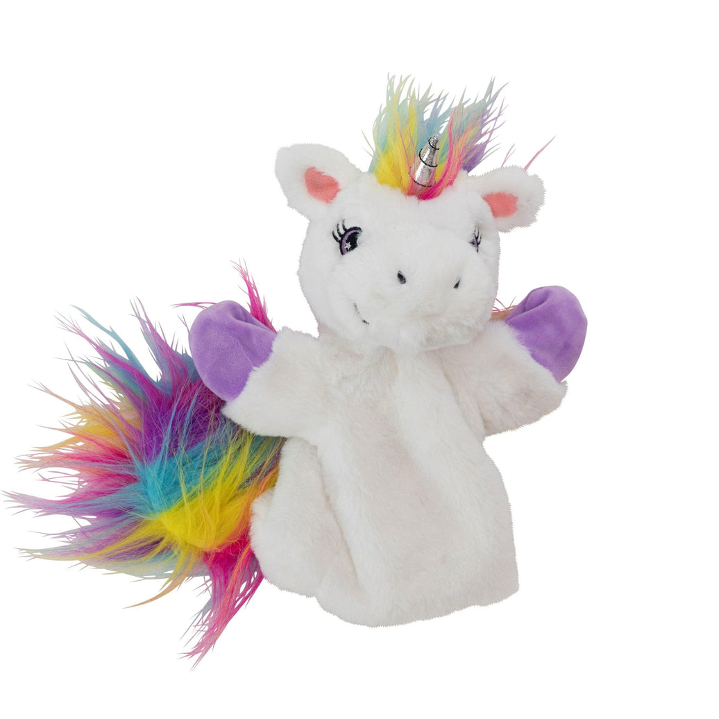 Plushible Unicorn Hand Puppet - OrangeOnions Wholesale