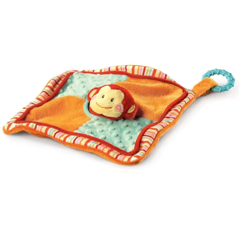 Russ Berrie Babies Love to Learn Activity Blankie, Monkey