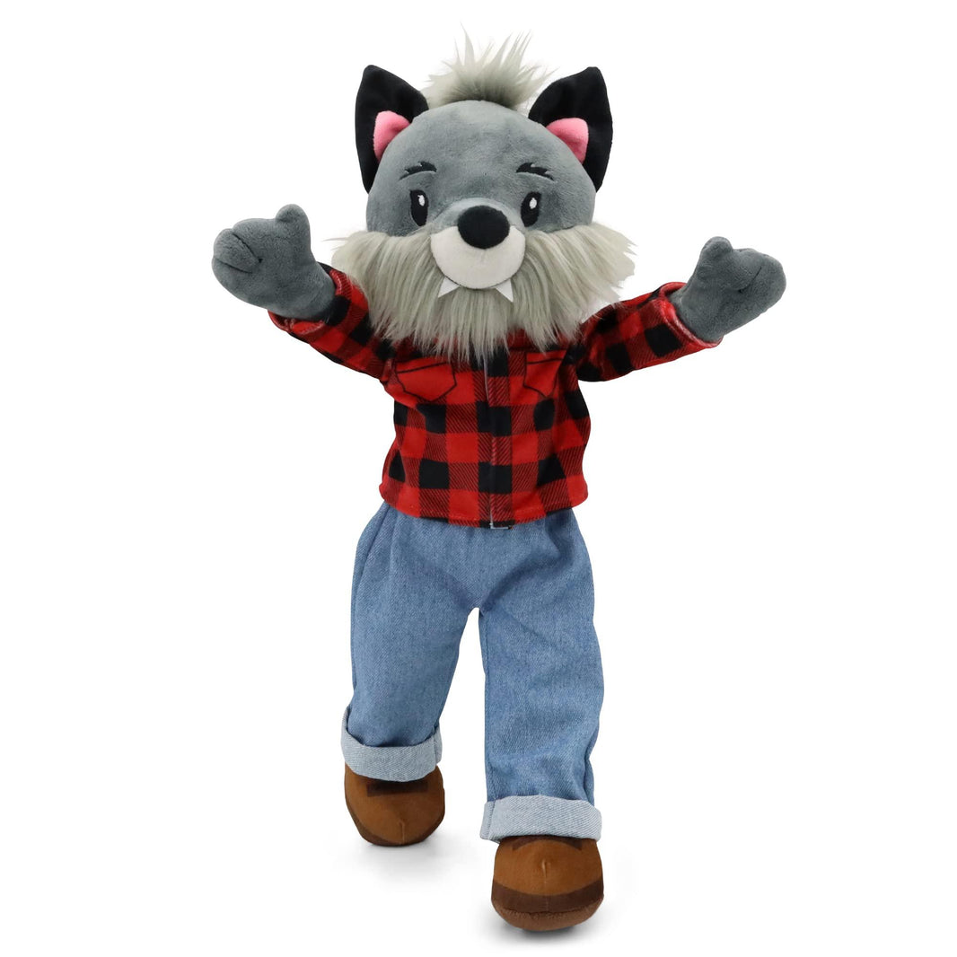 Sharewood Forest Friends 18 Inch Rag Doll Walter the Wolf - OrangeOnions Wholesale