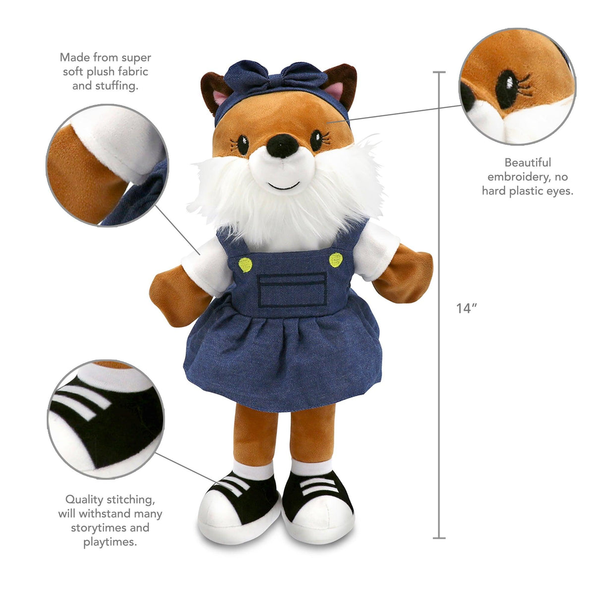 Sharewood Forest Friends Hand Puppet Fiona the Fox - OrangeOnions Wholesale