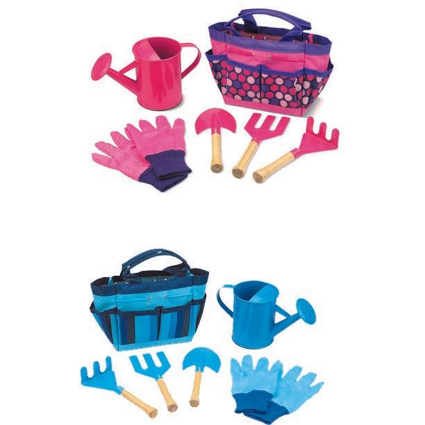 Taylor Toy Children's Gardening Set in Pink and Blue - OrangeOnions Wholesale