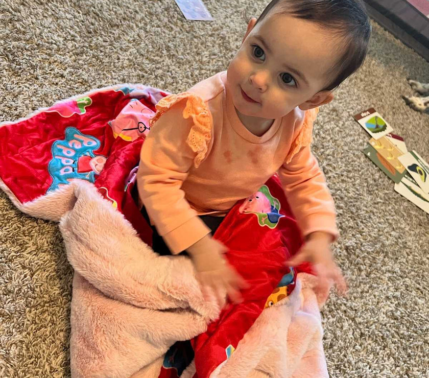 Hasbro | Peppa Pig Blankie Bestie 2-in-1 Blanket & Stuffed Animal