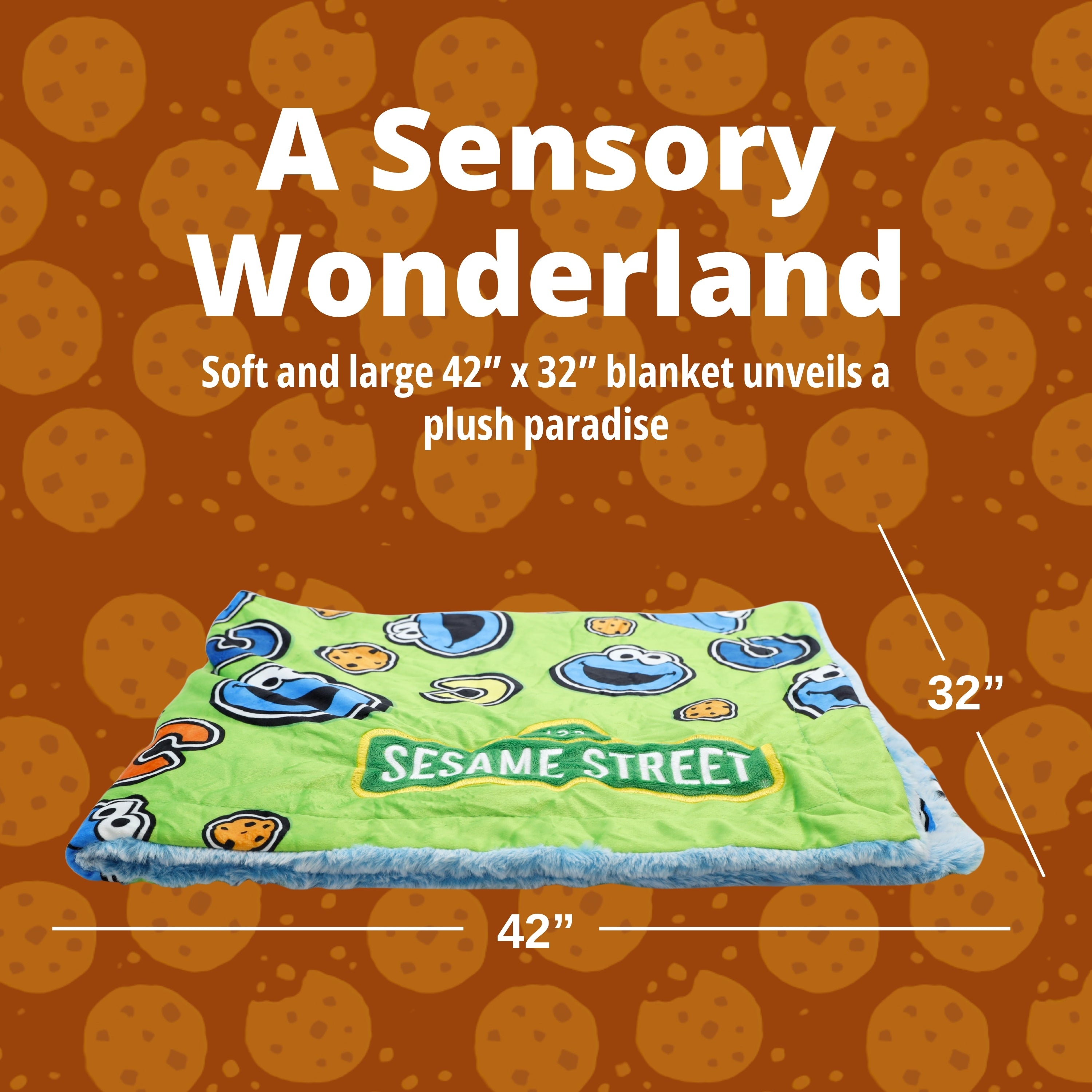 Sesame Street | Cookie Monster Blankie Bestie