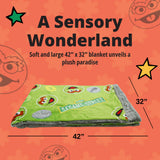 Sesame Street | Oscar The Grouch Blankie Bestie 2-in-1 Blanket & Plush