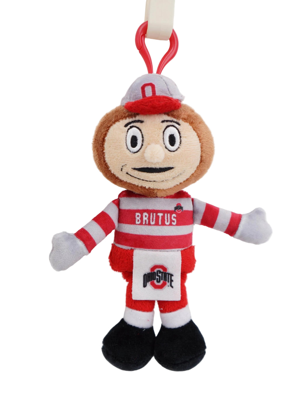 Ohio State University Brutus Mascot Keychain