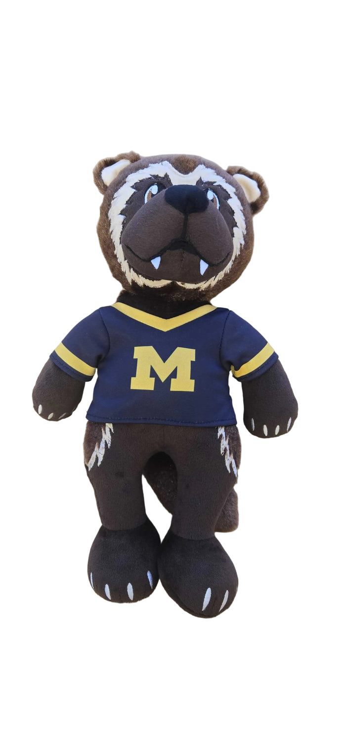 University of Michigan Wolverine 14 Inch Rag Doll