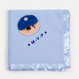 29in Blue Babyville Slugger Blanket by North American Bear Company