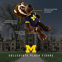 University of Michigan Wolverine 14 Inch Rag Doll
