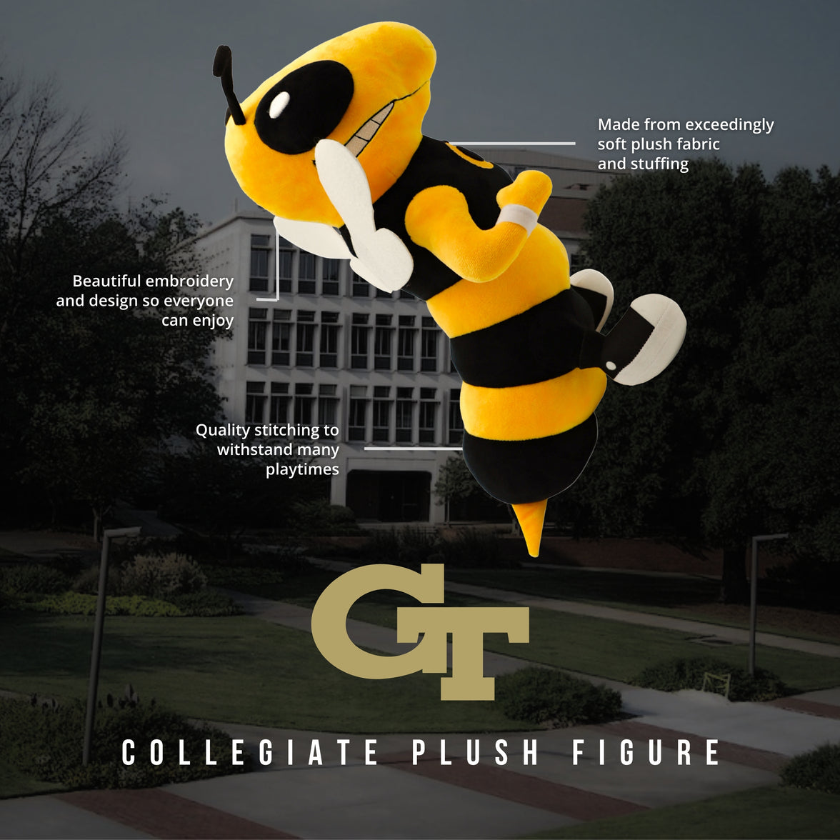 Georgia Tech Buzz Bee 18 Inch Plush Figure