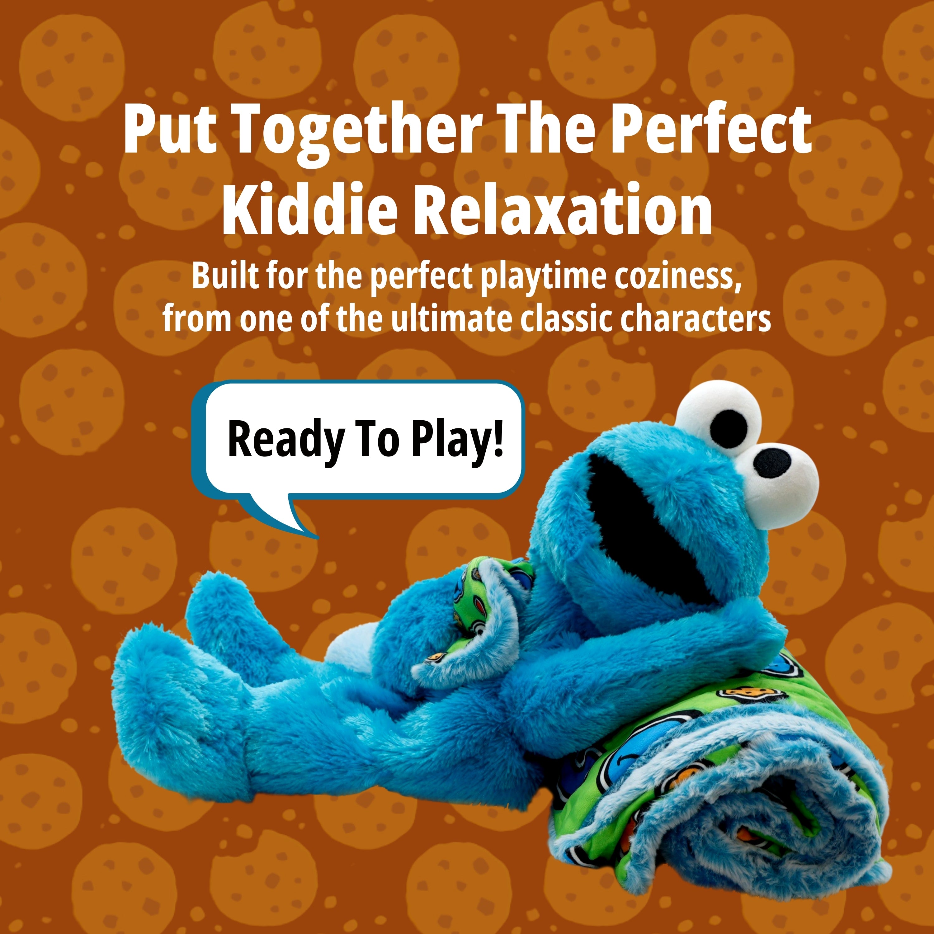 Sesame Street | Cookie Monster Blankie Bestie