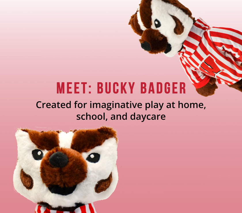 University of Wisconsin Bucky Badger 14 Inch Plush Figure