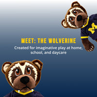 University of Michigan Wolverine 14 Inch Rag Doll