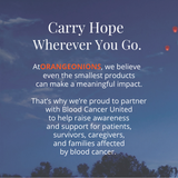 Pawley Blood Cancer Bear Bag Clip