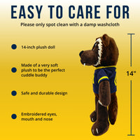 University of Michigan Wolverine 14 Inch Rag Doll