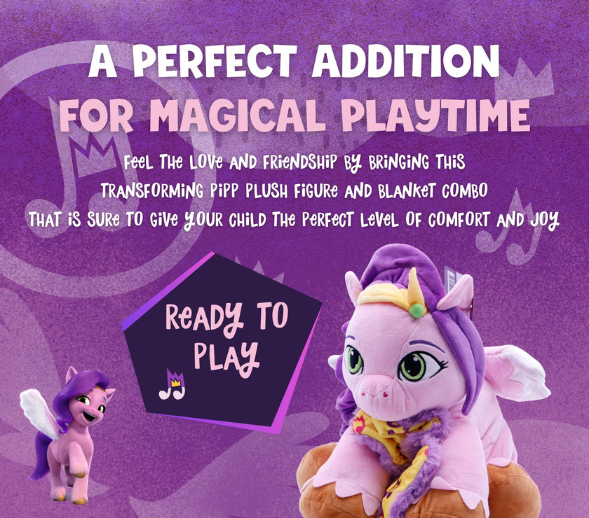 Hasbro | My Little Pony Pipp Blankie Bestie 2-in-1 Blanket & Stuffed Animal