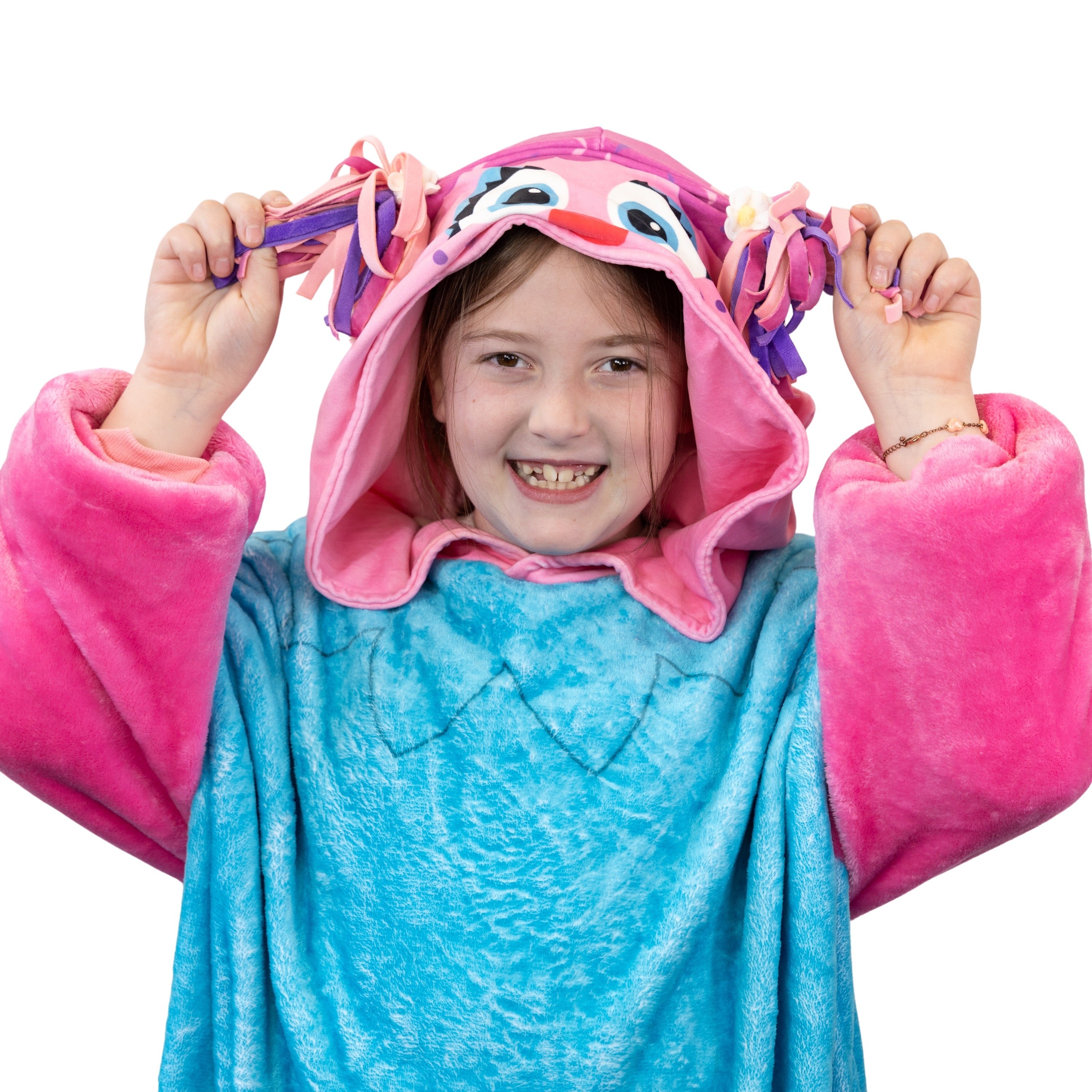 Sesame Street | Abby Cadabby Kids Snugible 2-in-1 Blanket Hoodie & Pillow