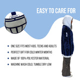 Penn State University Helmet Snugible 2-in-1 Blanket Hoodie & Pillow