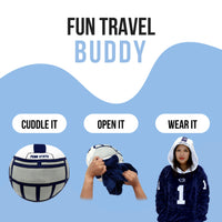 Penn State University Helmet Snugible 2-in-1 Blanket Hoodie & Pillow