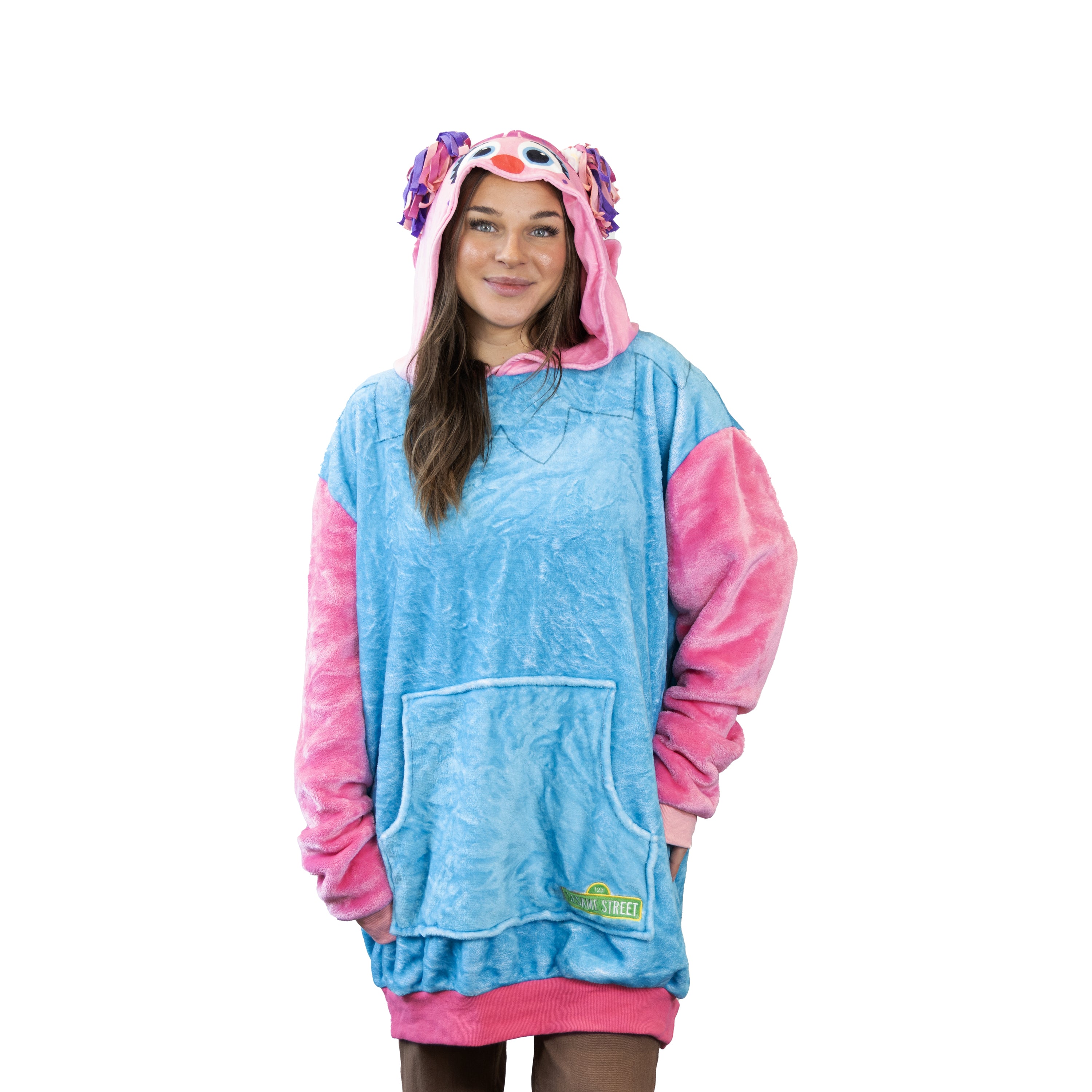 Sesame Street | Abby Cadabby Adult Snugible 2-in-1 Blanket Hoodie & Pillow