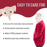 The University Of Alabama Big Al Snugible 2-in-1 Blanket Hoodie & Pillow
