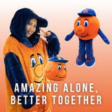 Syracuse University Otto the Orange Snugible 2-in-1 Blanket Hoodie & Pillow