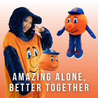 Syracuse University Otto the Orange Snugible 2-in-1 Blanket Hoodie & Pillow