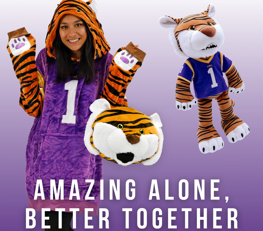 Louisiana State University "LSU" Mike the Tiger 14 Inch Plush Figure "Wholesale"