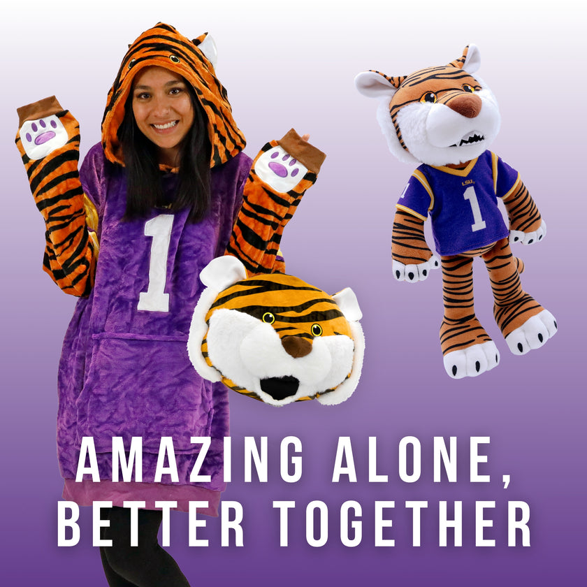 Louisiana State University "LSU" Mike the Tiger 14 Inch Plush Figure "Wholesale"