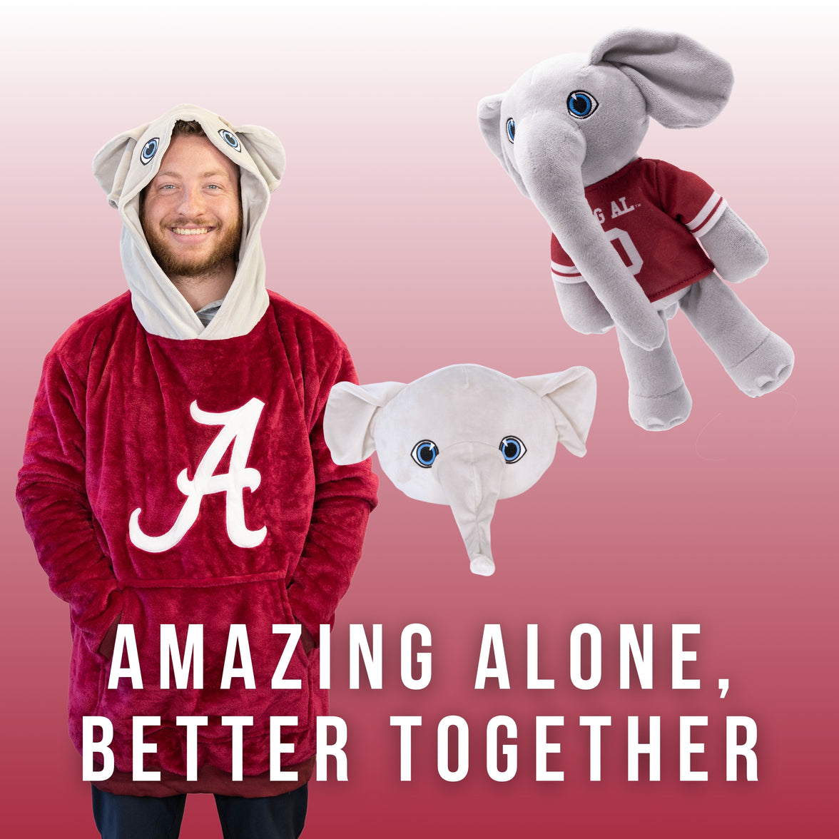 University of Alabama Big All 14 Inch Plush Figure "Wholesale"